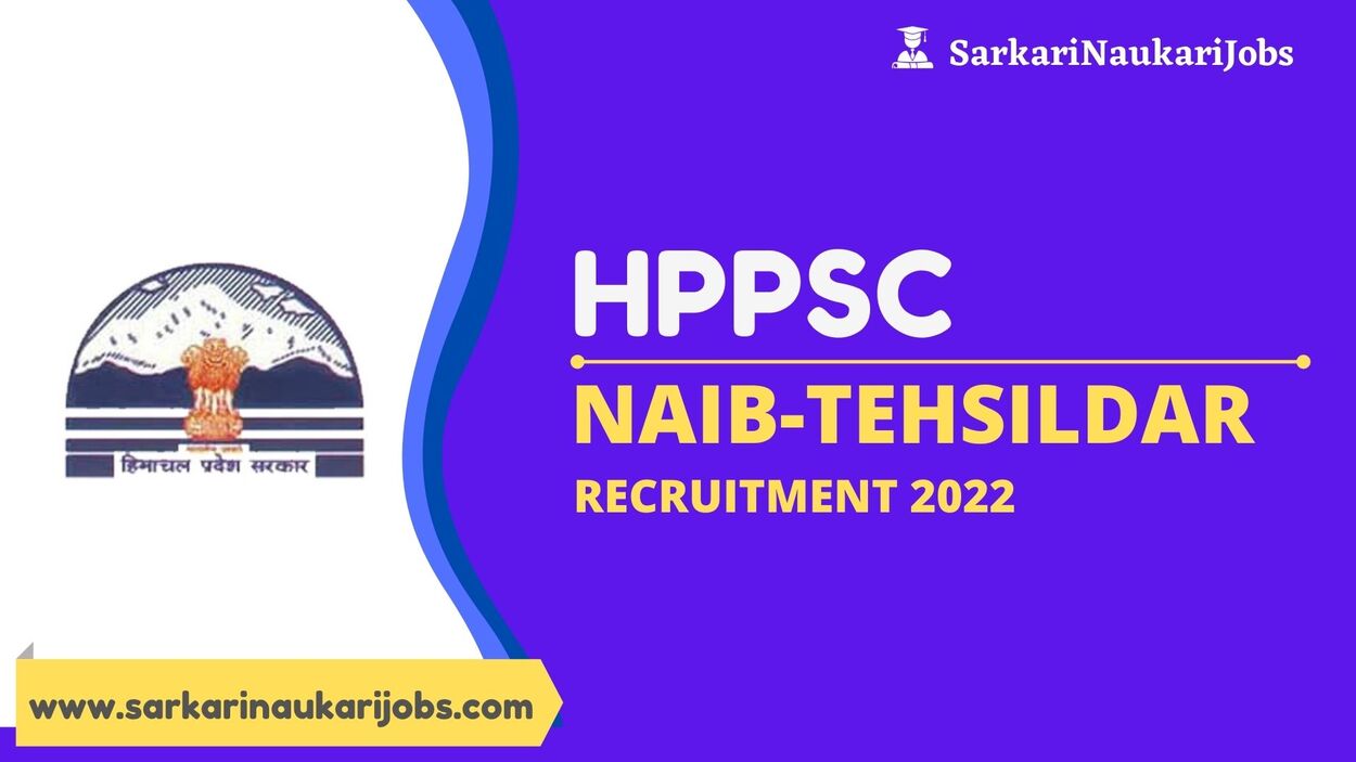 HPPSC Naib Tehsildar Recruitment 2022