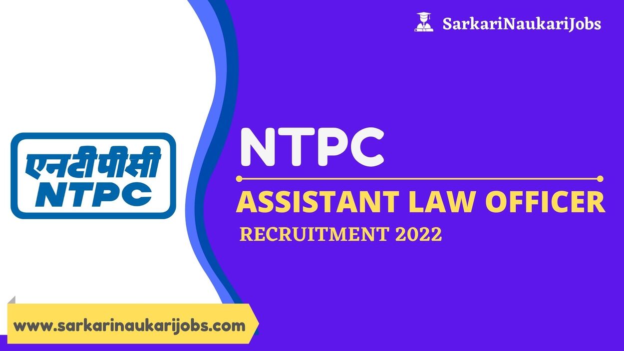 ntpc Assistant Law Officer recruitment 2022