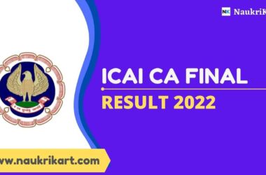 ICAI CA Final Result 2022