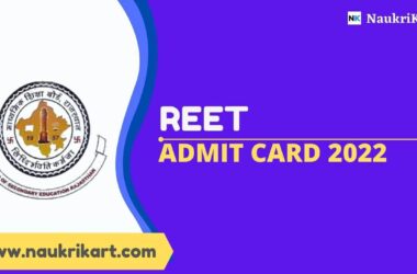 REET Admit Card 2022