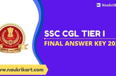 SSC CGL Tier I Final Answer Key 2021