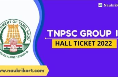 TNPSC Group 4 Hall Ticket 2022