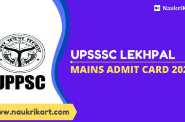 UPSSSC Lekhpal Mains Admit Card 2022