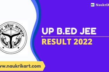 UP B.Ed JEE Result 2022