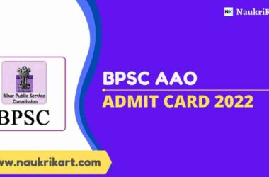 BPSC AAO Admit Card 2022