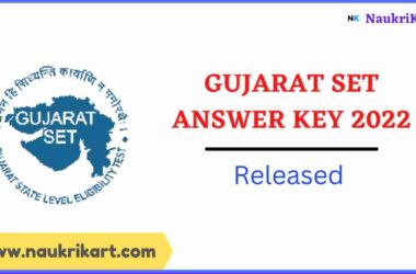 Gujarat SET Answer Key 2022