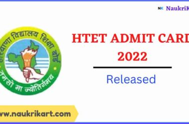 HTET Admit Card 2022