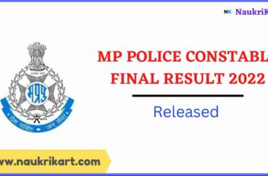 MP Police Constable Final Result 2022