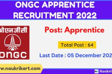 ONGC Apprentice Recruitment 2022