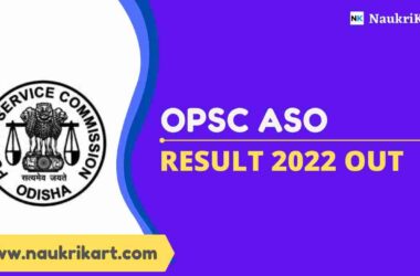 OPSC ASO Result 2022