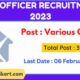 NHB Officer Recruitment 2023