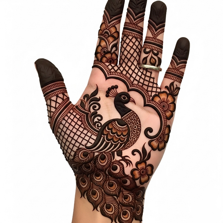 The Peacocks Grace Full Palm